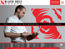 Tablet Screenshot of blackholemakers.com